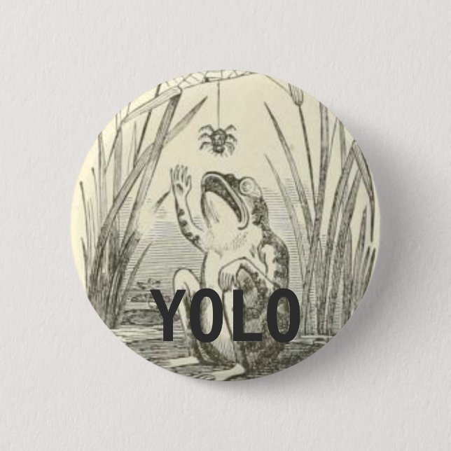 YOLO PINBACK BUTTON (Front)