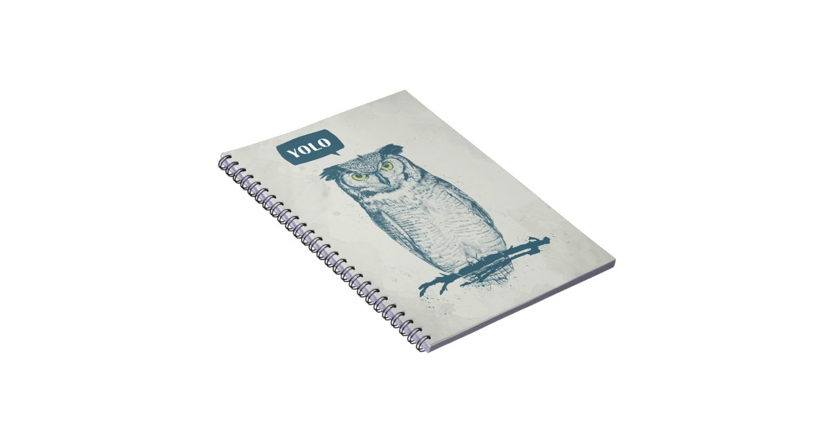 YOLO SPIRAL NOTEBOOK | Zazzle