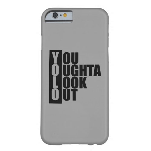 YOLO Vertical Box Barely There iPhone 6 Case