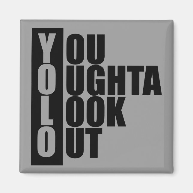 YOLO Vertical Box Magnet (Front)