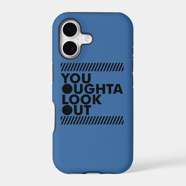 YOLO w/ Caution Iphone Case (Back)