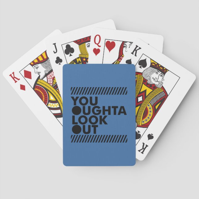 YOLO w/ Caution Poker Cards (Back)