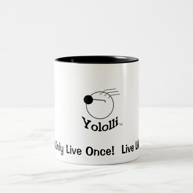 Yololli! Two-Tone Coffee Mug (Center)