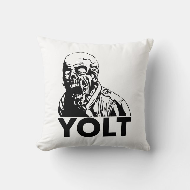 YOLT - You Only Live Twice Throw Pillow (Front)