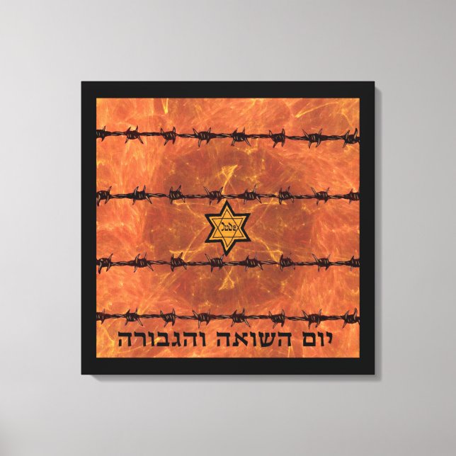 Yom HaShoah Canvas Print (Front)