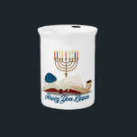 Yom Kippur  Beverage Pitcher<br><div class="desc">Yom Kippur beverage pitcher The Day of Atonement Yom Kippur is the holiest day of the year—the day on which we are closest to God and to the quintessence of our own souls. It is the Day of Atonement—“For on this day He will forgive you, to purify you, that you...</div>