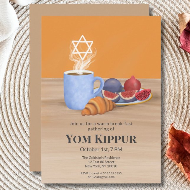 Yom Kippur Break-the-Fast: Coffee, Pomegranates  Invitation (Creator Uploaded)