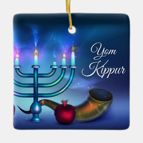 Yom Kippur Ceramic Ornament