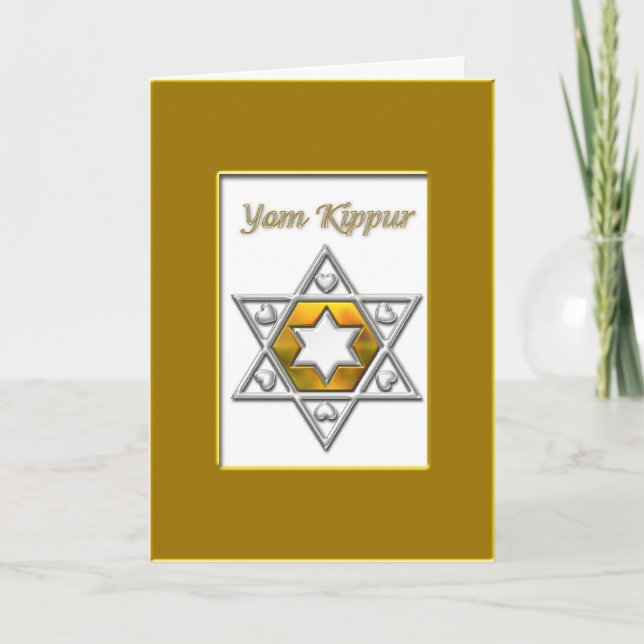 Yom Kippur Gold Card (Front)