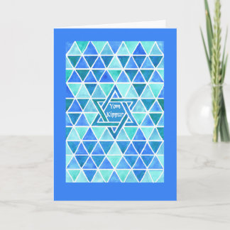 Yom Kippur Greeting Card - Star of David