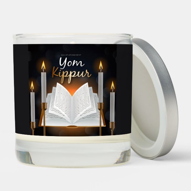 Yom Kippur Scented Candle (Lid)