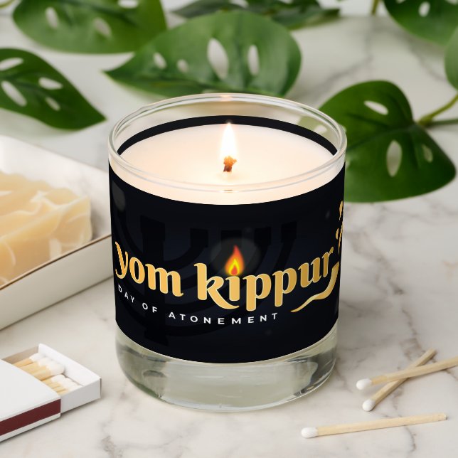 Yom Kippur Scented Candle (Lit)