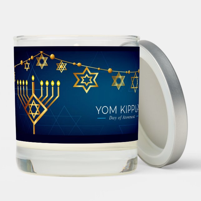 Yom Kippur Scented Candle (Lid)