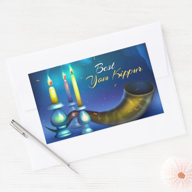 Yom Kippur  Square Sticker (Envelope)