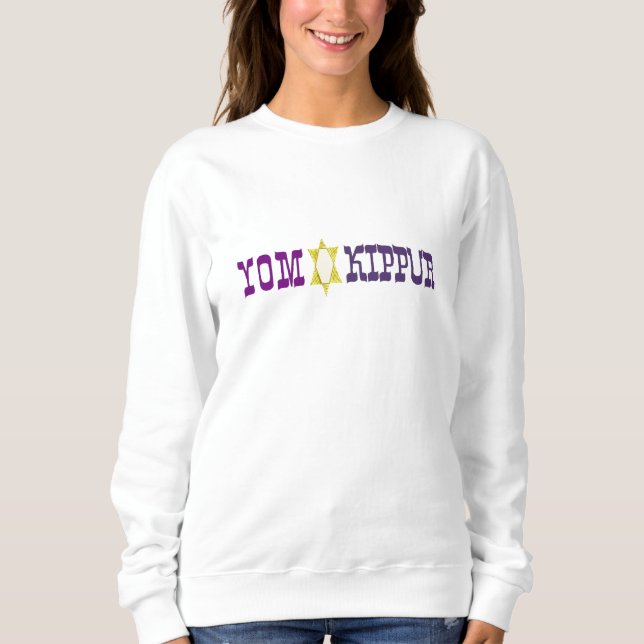 Yom Kippur & Star - Sweatshirt (Front)