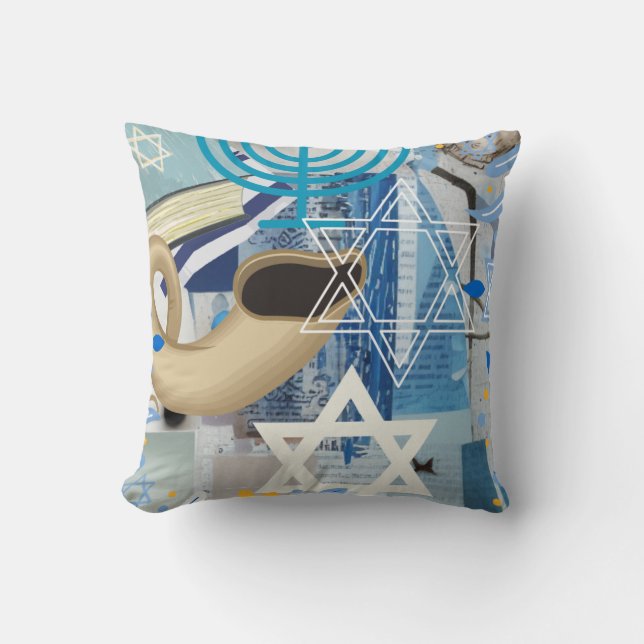 Yom Kippur Throw Pillow (Front)