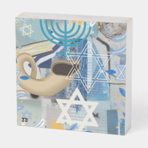 Yom Kippur Wooden Box Sign