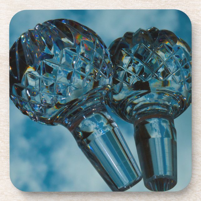 Yonder to the Crystal Blue Skies Drink Coaster (Front)