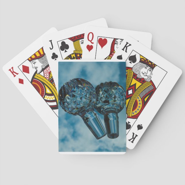 Yonder to the Crystal Blue Skies Poker Cards (Back)