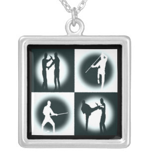 Yong Chun Gong Fu Silver Plated Necklace