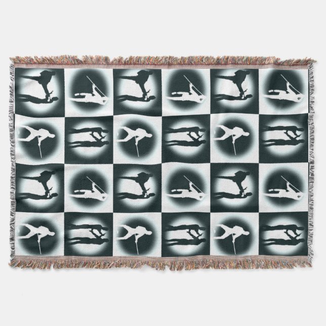 Yong Chun Gong Fu Throw Blanket (Front)