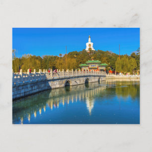 Yongan Bridge White Stupa Postcard