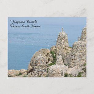 Yonggusa Temple Busan South Korea Postcard