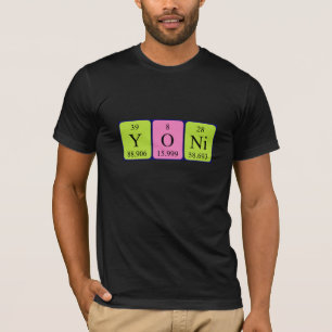 Yoni periodic table name shirt
