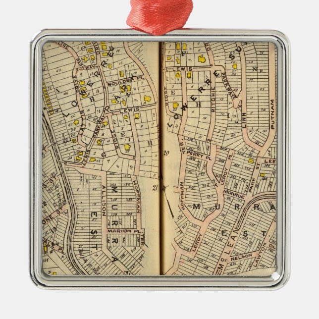 Yonkers, New York 10 Metal Ornament (Front)