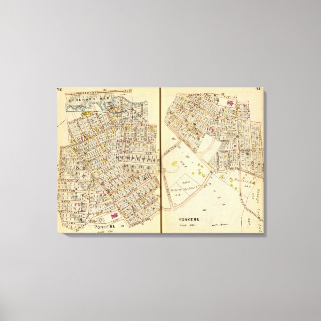 Yonkers, New York 14 Canvas Print (Front)
