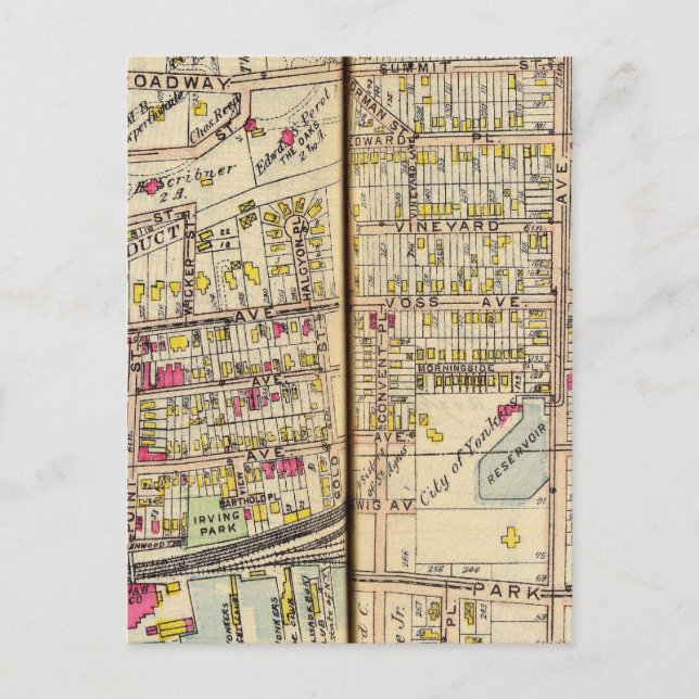 Yonkers, New York 9 Postcard (Front)