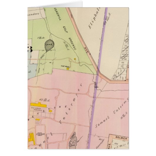 Yonkers New York Atlas Map (Front)