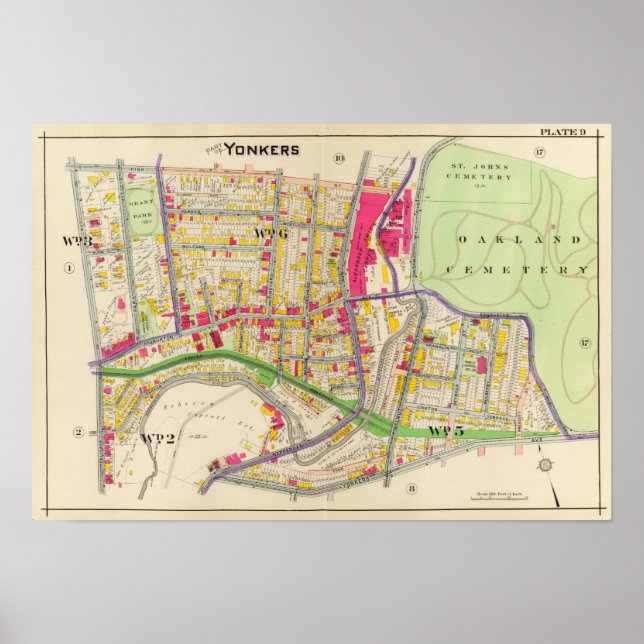 Yonkers New York Atlas Poster (Front)