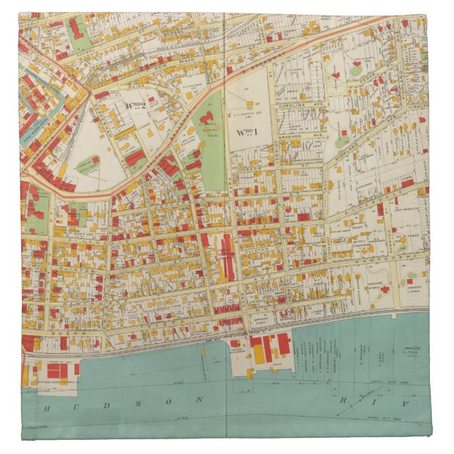 Yonkers New York Cloth Napkin (Front)