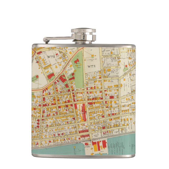Yonkers New York Flask (Front)