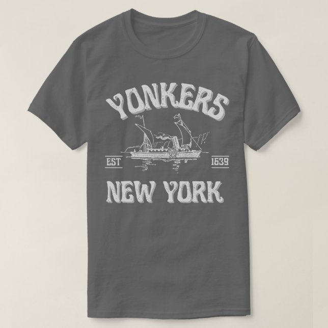 Yonkers New York Vintage Design T-Shirt (Design Front)