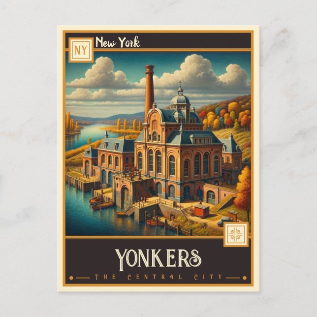 Yonkers, New York | Vintage Postcard (Front)