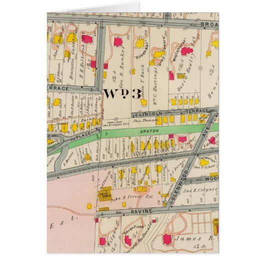 Yonkers NY Map Cards (Front)