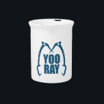 Yoo Ray (Ouray) Ice Climbing Beverage Pitcher<br><div class="desc">Some folks need help pronouncing it,  give them a hand.</div>