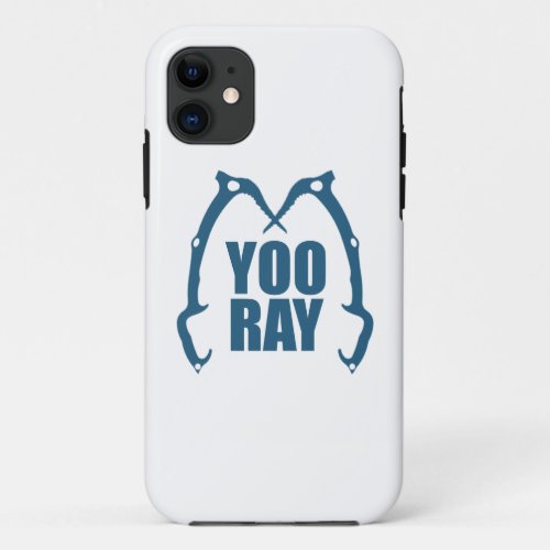 Yoo Ray Ouray Ice Climbing iPhone 11 Case