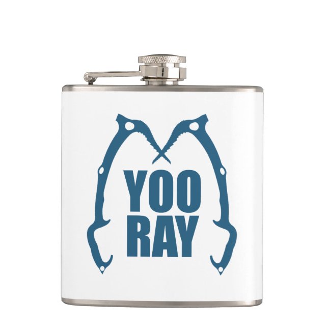 Yoo Ray (Ouray) Ice Climbing Flask (Front)
