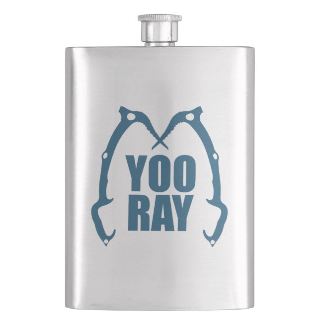 Yoo Ray (Ouray) Ice Climbing Flask (Front)