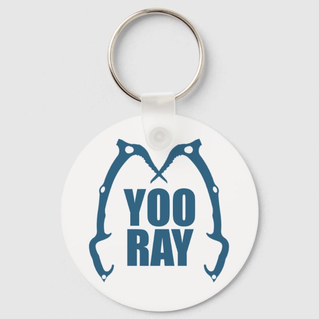Yoo Ray (Ouray) Ice Climbing Keychain (Front)