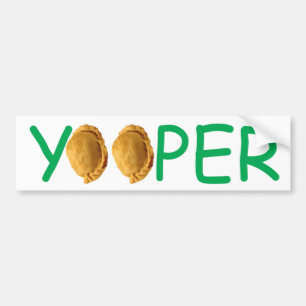 Yooper - Pasties Bumper Sticker