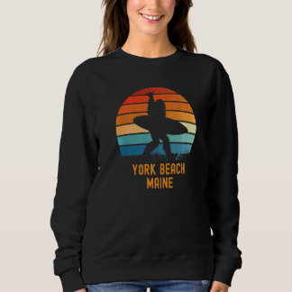York Beach  Maine Sasquatch Souvenir Sweatshirt