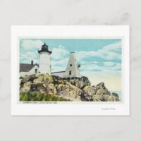 York Beach View of the Nubble Lighthouse
