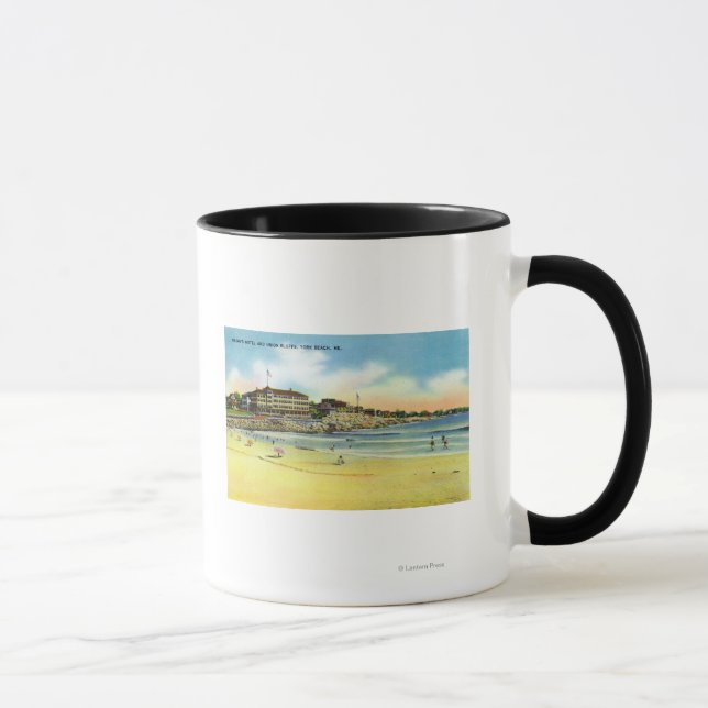 York Beach View of Young's Hotel and Union Mug (Right)