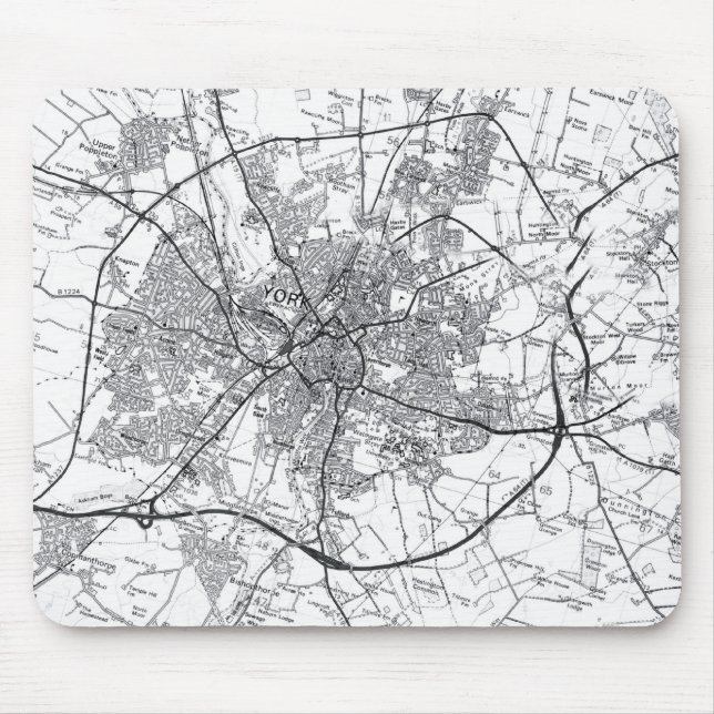 York City Old Map Mousepad (Front)