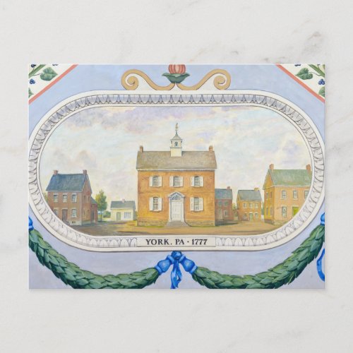 York County Courthouse 1777 Postcard