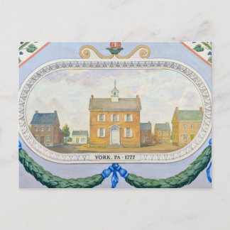 York County Courthouse, 1777 Postcard